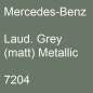 Preview: Mercedes-Benz, Laud. Grey (matt) Metallic, 7204.